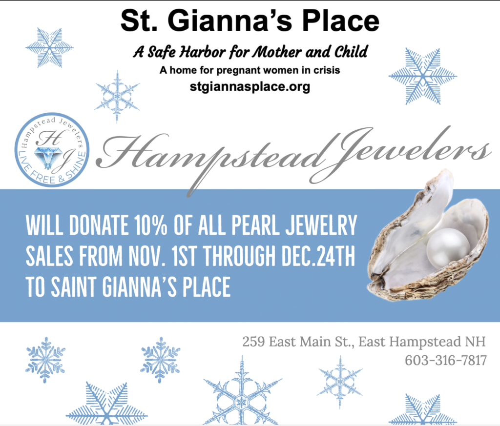 Advertisement for St. Hampstead Jewelers